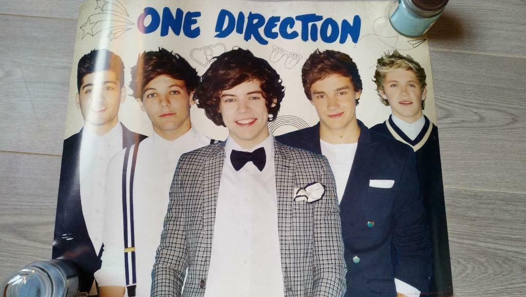 Poster One direction, Ophalen of Verzenden, Zo goed als nieuw, A1 t/m A3, Muziek