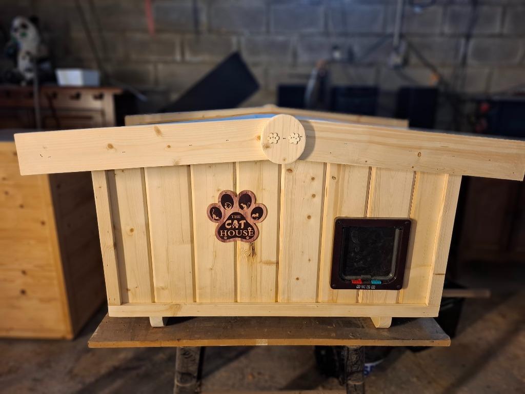 Kattenhok nieuw, Dieren en Toebehoren, Ophalen, Nieuw, 75 tot 110 cm, Minder dan 65 cm