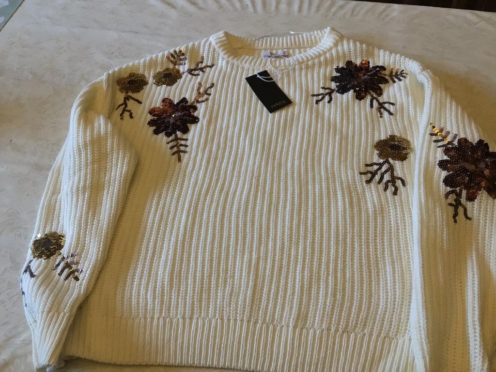 Witte dames trui maat large, Ophalen of Verzenden, Nieuw, Maat 42/44 (L)