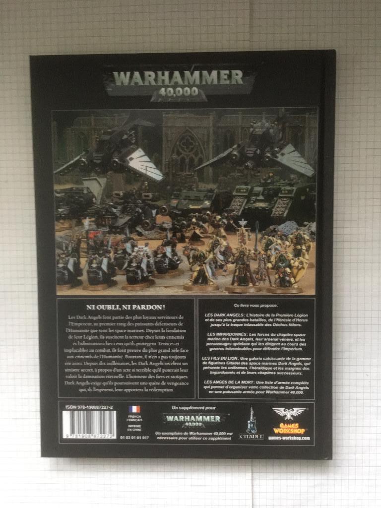 Codex Dark Angels V6 en français pour Warhammer 40000, Enlèvement ou Envoi, Comme neuf, Warhammer 40000, Livre ou Catalogue