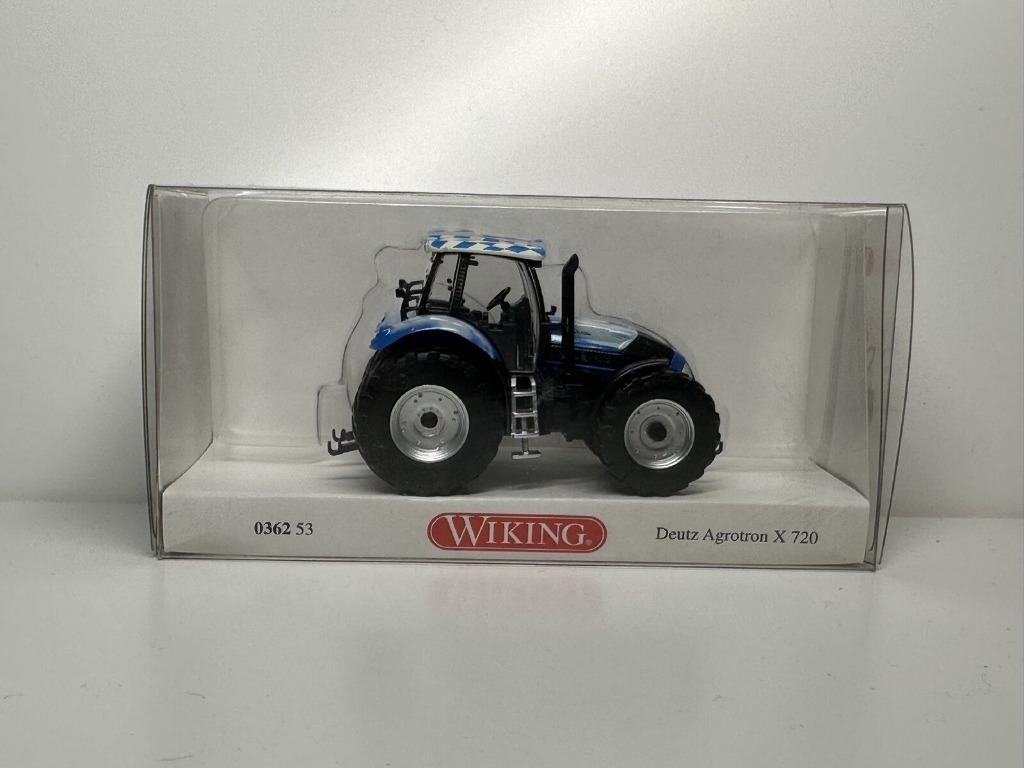 Tracteur Agricole DEUTZ Agrotron 1/87 HO WIKING Neuf + Boite, Ophalen, Nieuw, Hijskraan, Tractor of Landbouw, Wiking