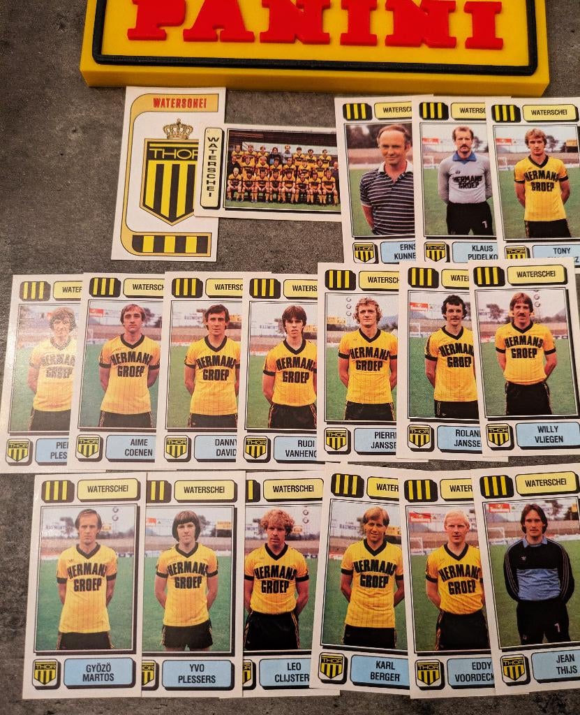 PANINI FOOTBALL 83 WATERSCHEI 18 STICKERS 1983 voetbal, Verzenden, Nieuw