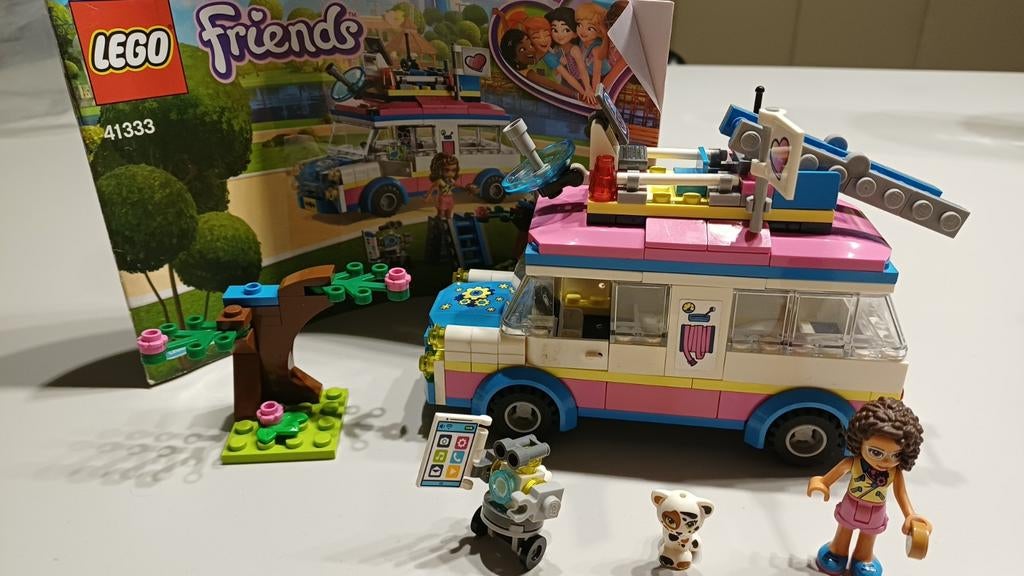 LEGO 41333 Friends Olivia's missievoertuig, Ophalen of Verzenden, Lego