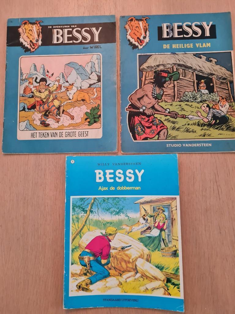 Bessy, 3 strips, Boeken, Meerdere stripboeken, Ophalen of Verzenden, Gelezen, Willy vandersteen