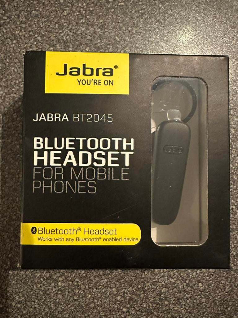 Jabra BT2045 Bluetooth Headset Nieuw in doos, Telecommunicatie, Ophalen, Nieuw, Overige typen, Apple iPhone