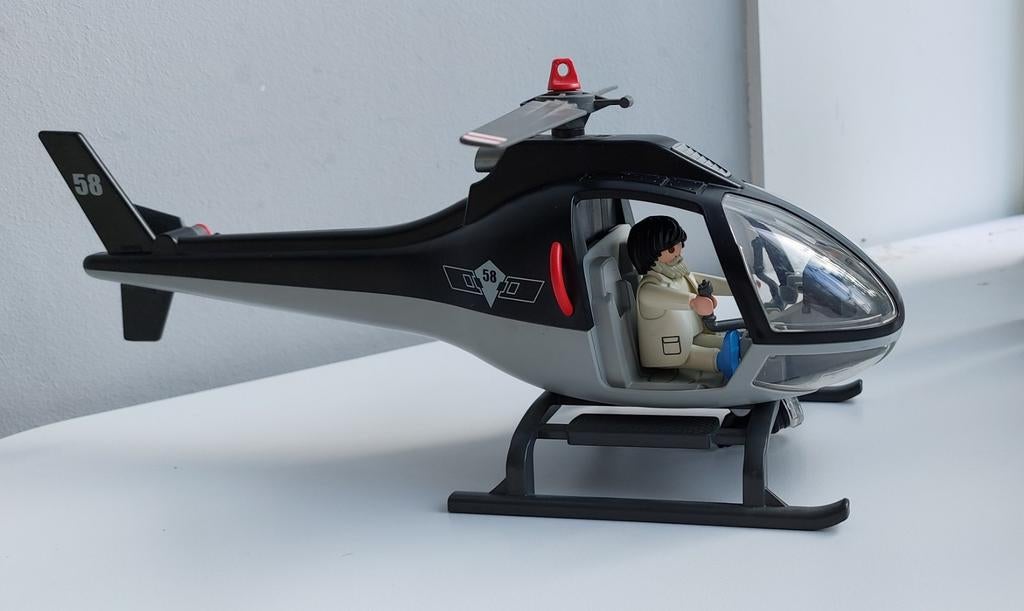 Helicopter Playmobil, Kinderen en Baby's, Speelgoed | Playmobil, Ophalen, Gebruikt