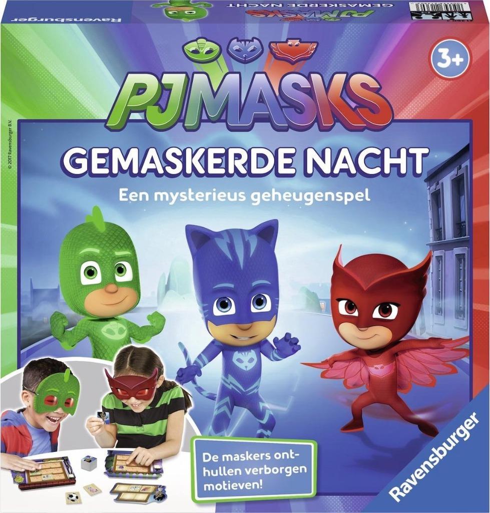 PJ Masks Gemaskerde Nacht Geheugenspel-bordspel Nieuw, Ophalen of Verzenden, Zo goed als nieuw