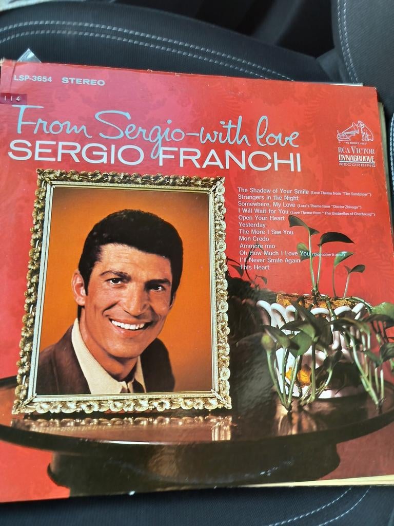 Lp from Sergio with love in zeer goede staat, Ophalen of Verzenden, Zo goed als nieuw