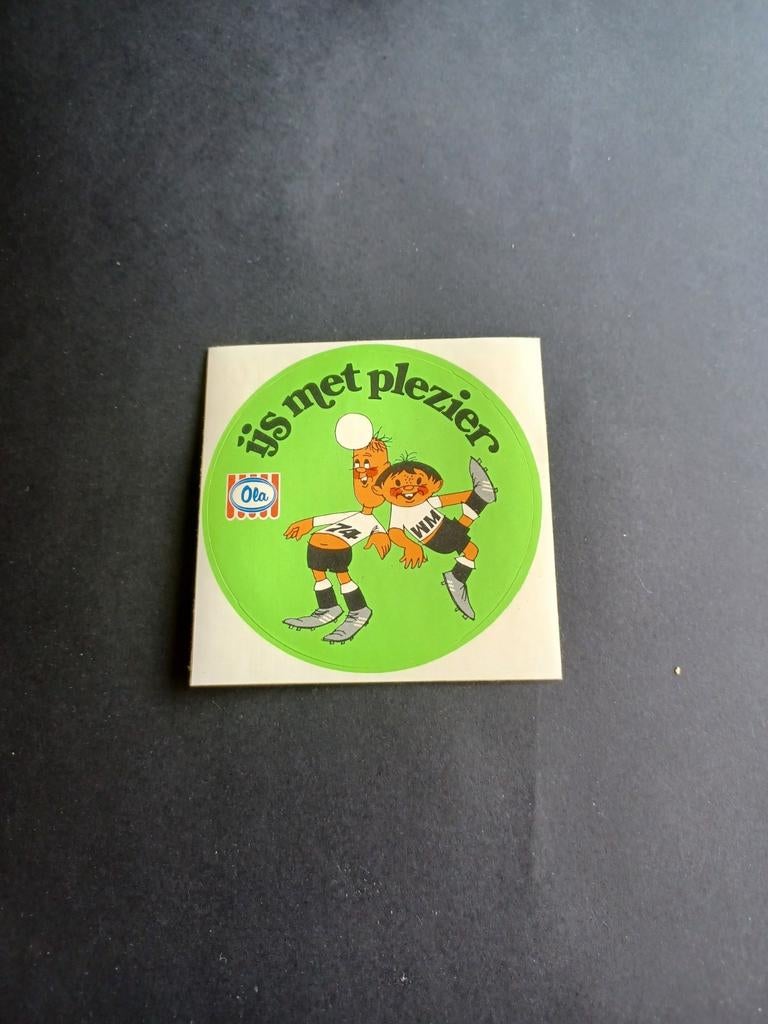 Sticker tip + tap Ola worldcup München 74, Verzenden, Zo goed als nieuw