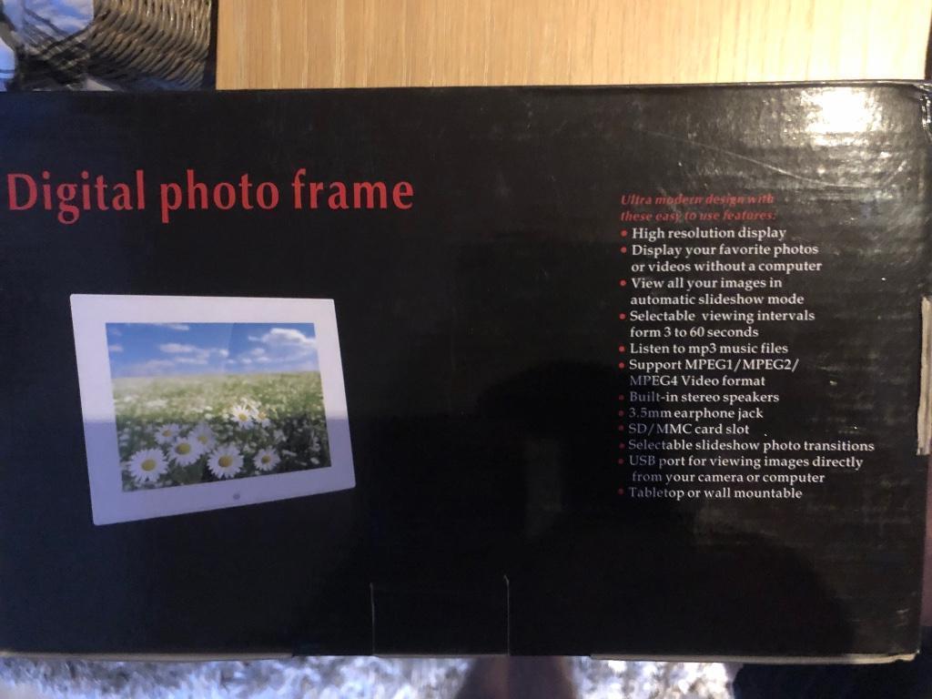 Digitale fotokader, Enlèvement, Neuf, Télécommande