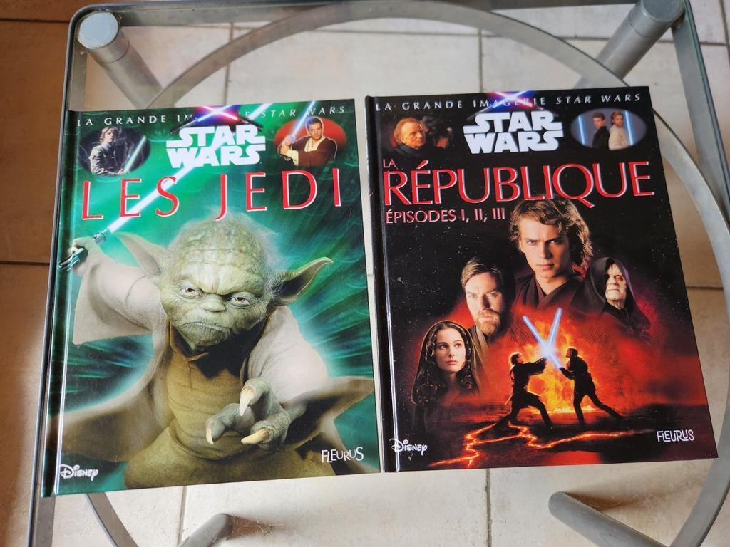 2 livres "La grande imagerie Star wars", Livres, Enlèvement ou Envoi, Comme neuf, Édition Fleurus, Fiction