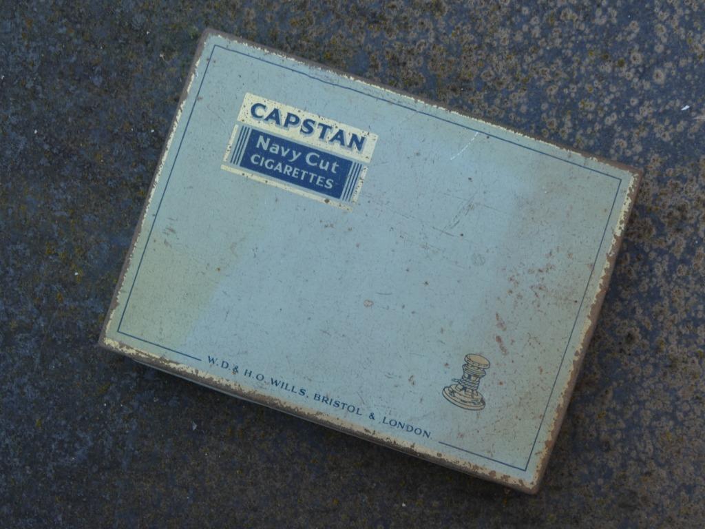 Blikken Capstan Navy Cut Cigarettes doos, Enlèvement ou Envoi, Utilisé, Boite à tabac ou Emballage
