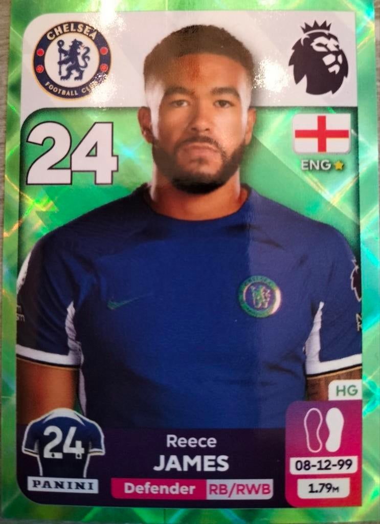Parallelle sticker Reece James Premier League 2024 Panini, Verzenden, Nieuw