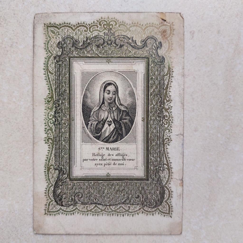 Heel oud bidprentje Gent 1840, Verzamelen, Bidprentjes en Rouwkaarten, Ophalen of Verzenden, Bidprentje