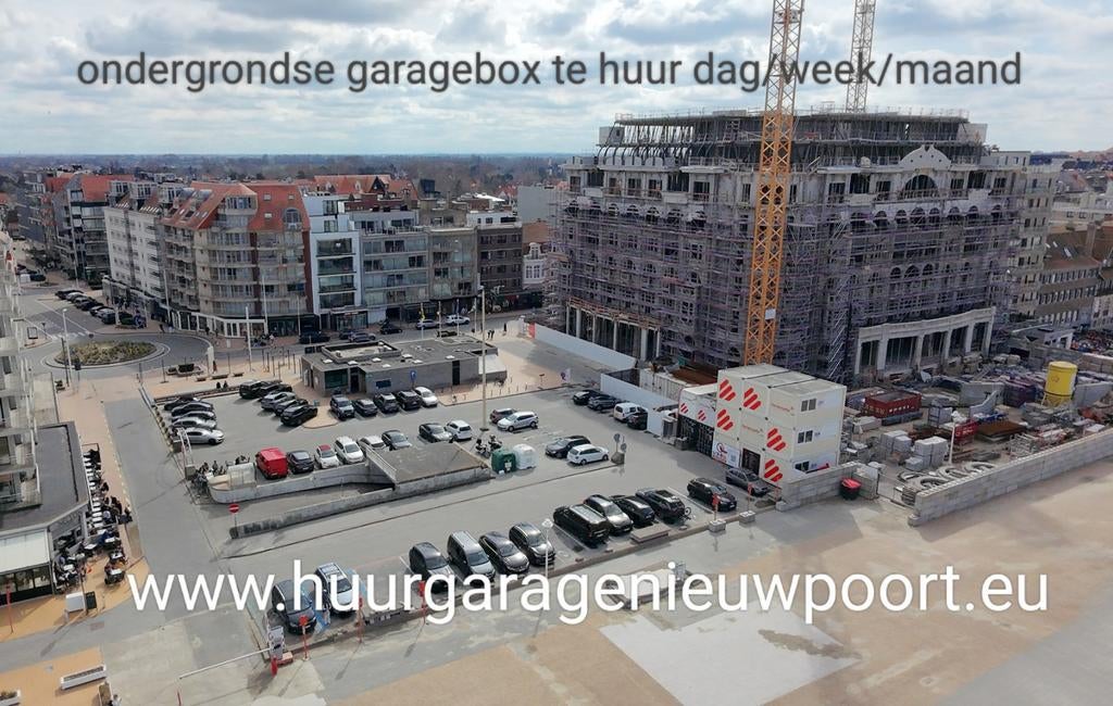 Garagebox te huur tijdens uw vakantie in Nieuwpoort
