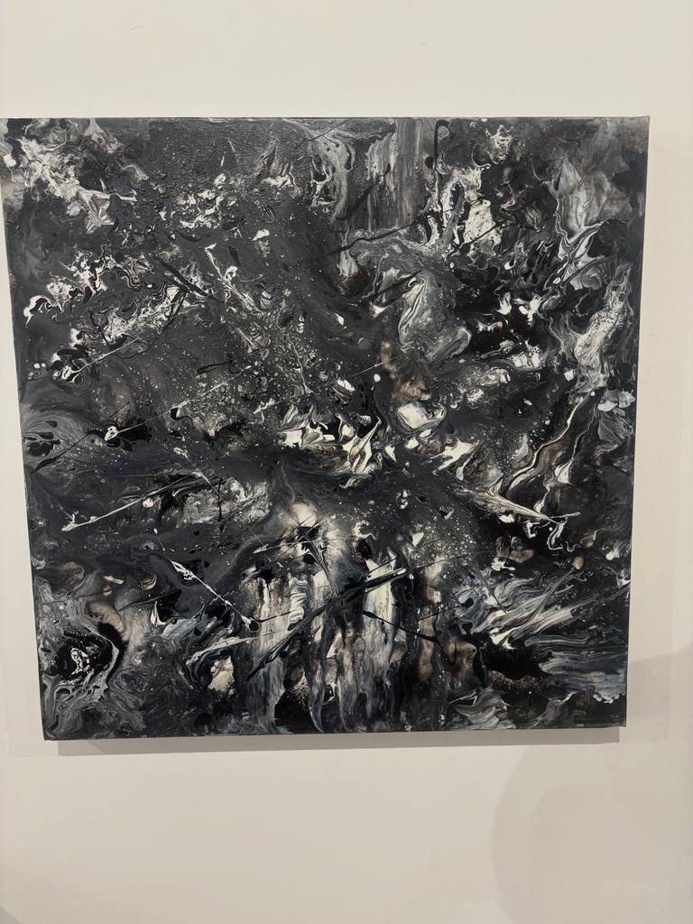 Artwork Ozzy acryl, Antiek en Kunst, Kunst | Schilderijen | Abstract, Ophalen