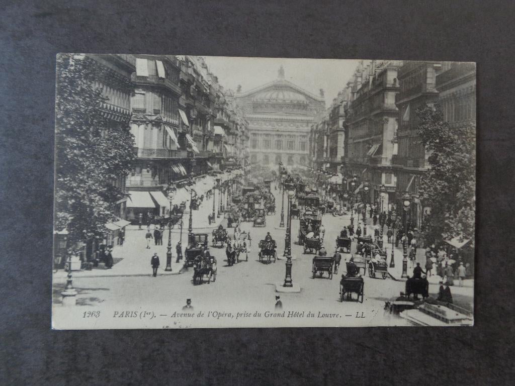 1 ancienne carte postale de Paris, Enlèvement
