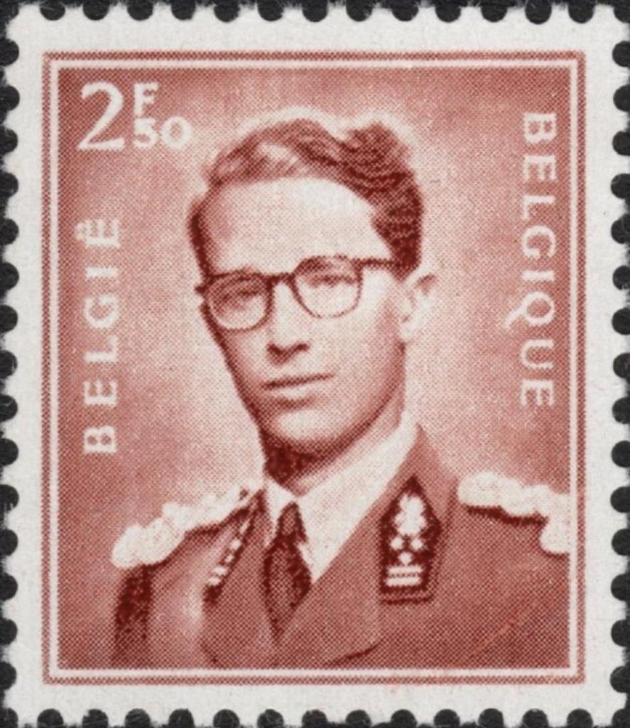 1028 - uitgiftejaar 1957 - Koning Boudewijn - postfris XXX, Postzegels en Munten, Postzegels | Europa | België, Koninklijk huis