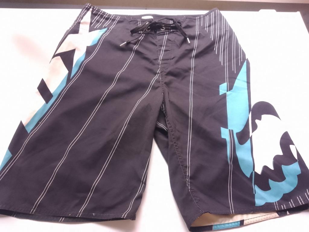 boardshort surfshort Fox head maat 34 Medium in goede staat, Enlèvement ou Envoi, Fox head, Short de bain, Bleu