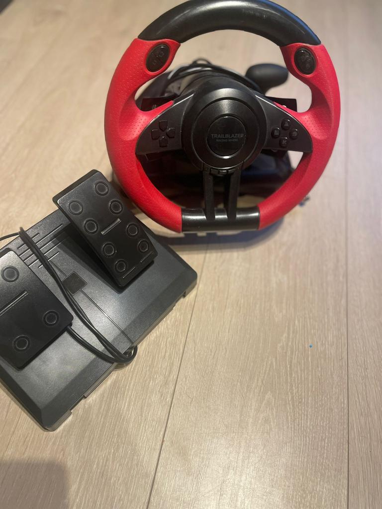 Race stuur + pedalen, Ophalen, Zo goed als nieuw