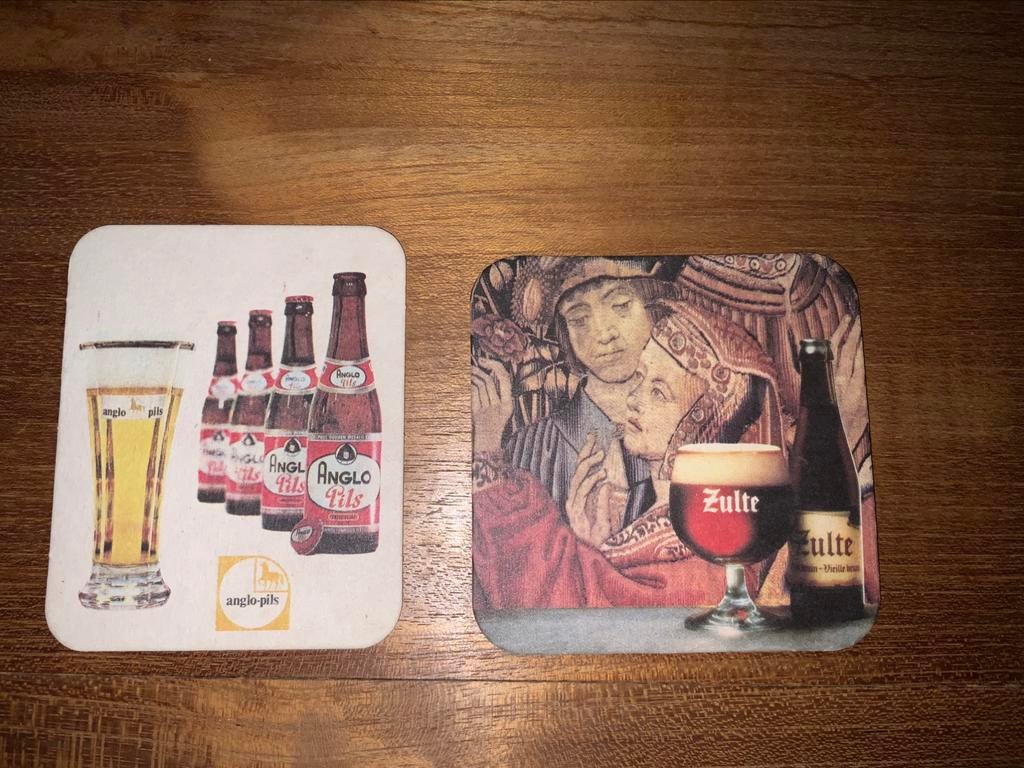 Bierkaartjes Zulte Anglo Belge, Enlèvement ou Envoi, Comme neuf, Verre ou Tasse