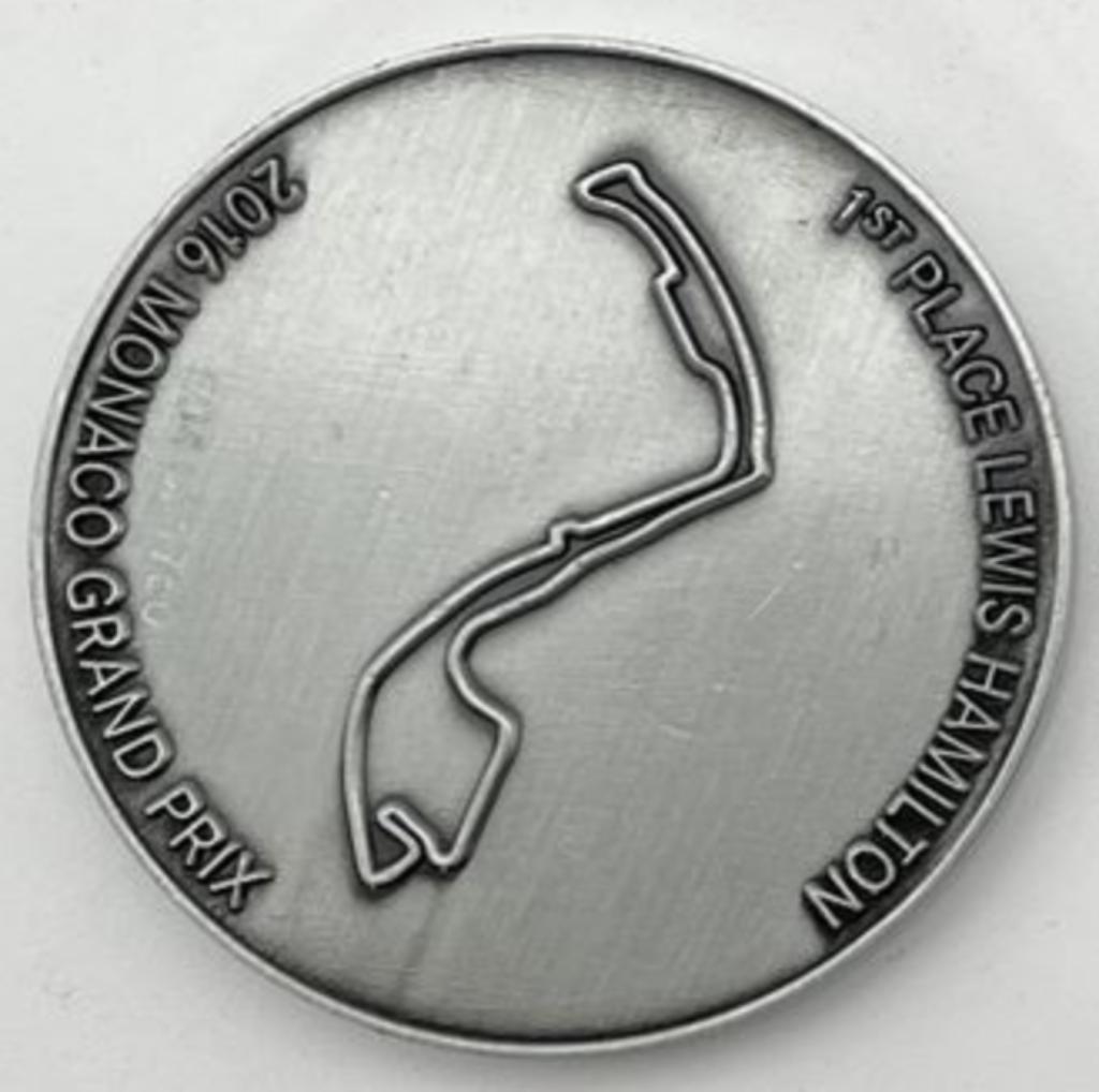 Mercedes Benz F1 overwinningsmunt - 2016 Monaco - Hamilton, Ophalen of Verzenden, Nieuw, Formule 1