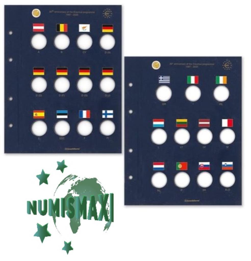 Feuilles Leuchtturm Vista, 2 euros, pièces commémoratives Er, Timbres & Monnaies, Enlèvement ou Envoi, 2 euros