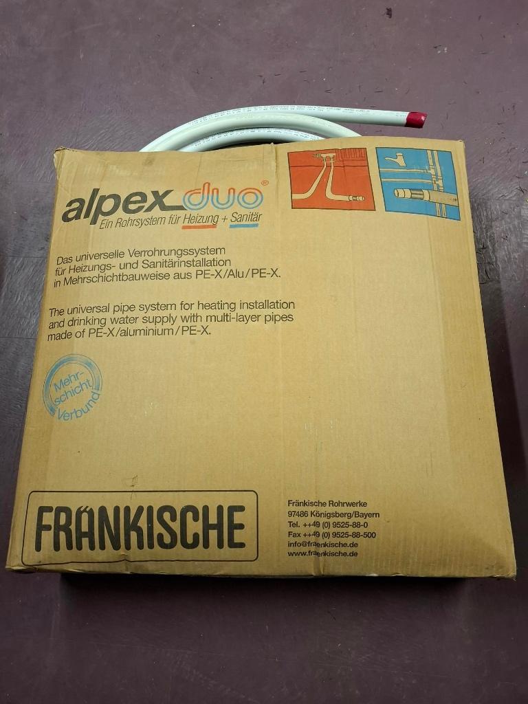Alpex leiding PEX/ALU/PEX, 6 meter of meer, Rechte buis, Nieuw, Aluminium