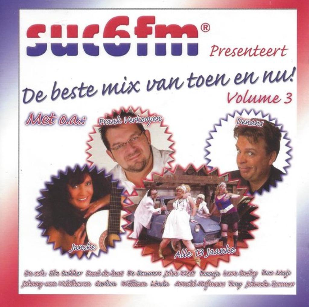 955 - Suc6fm - DE BESTE MIX VAN TOEN EN NU! - VOL3 - NIEUW, Verzenden, Nieuw in verpakking, Levenslied of Smartlap