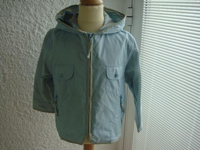 Parka bleu clair Marque Diabolo 6 ans, Comme neuf, Manteau, Envoi, Garçon ou Fille