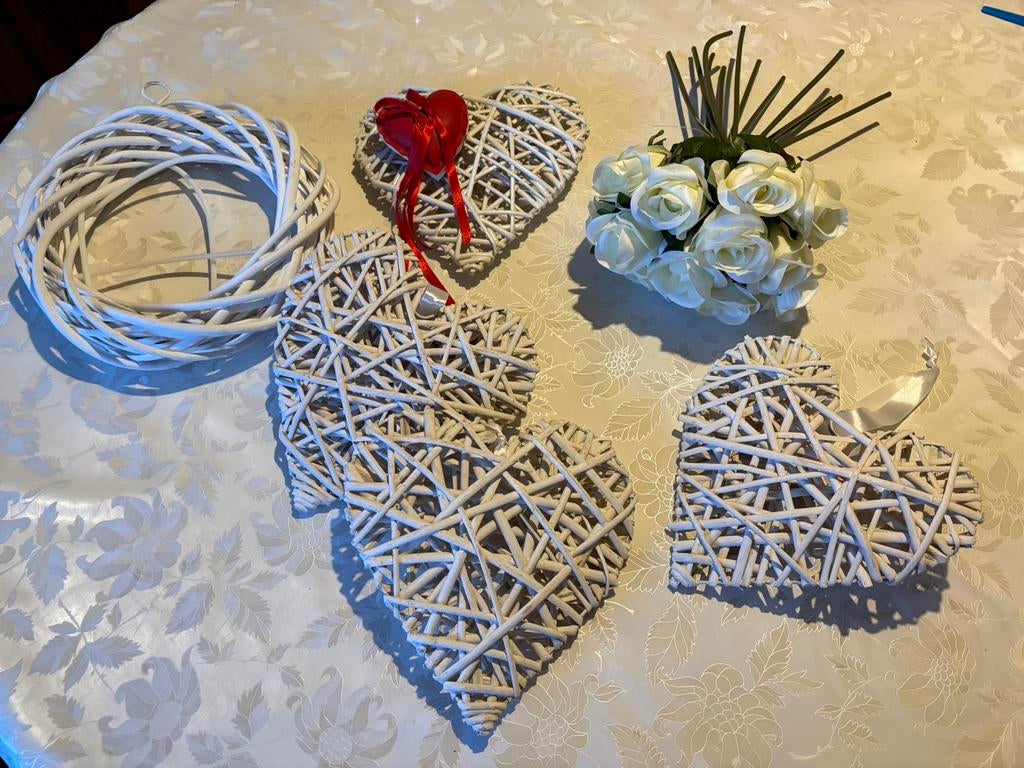 Decoratie Valentijn/huwelijk, Hobby en Vrije tijd, Ophalen, Zo goed als nieuw