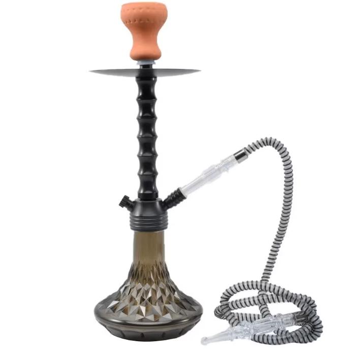 Belle pipe à eau Shisha/acrylique avec tuyau unique (47 cm), Enlèvement ou Envoi, Neuf, Narguilé