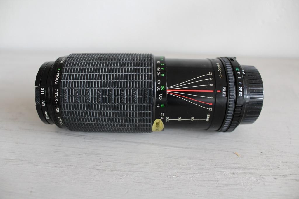 Objectif multicouche Sigma 80-200 mm f/3.5 à zoom haute vite, Envoi, Comme neuf, Téléobjectif, Zoom