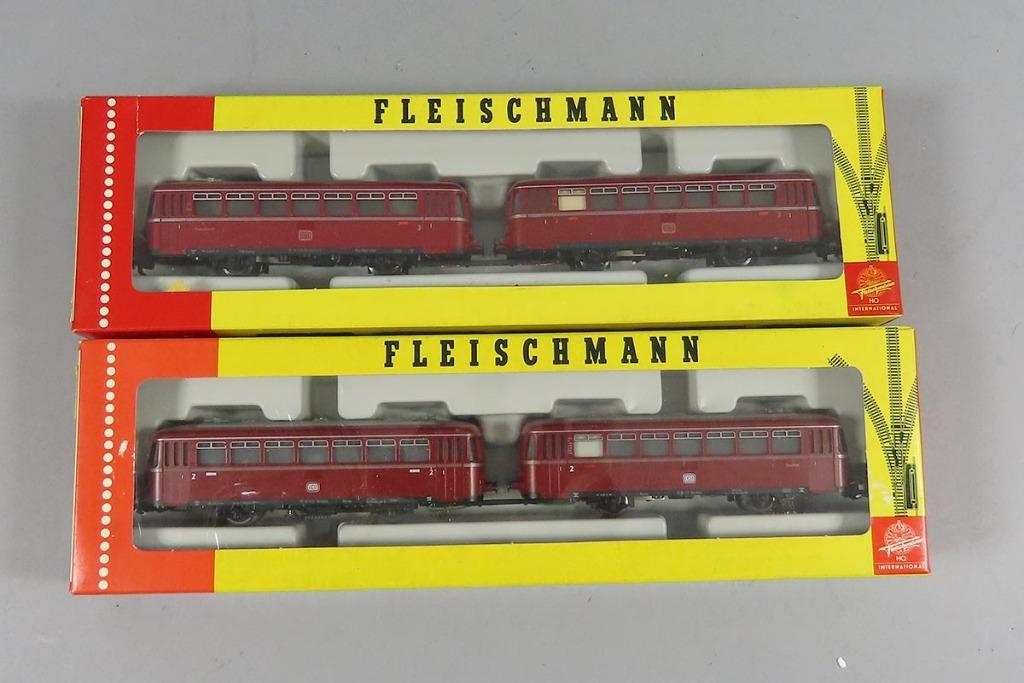 LOT Trains Anciens BALMBUS DB HO FLEISCHMANN Neufs + Boites, Enlèvement ou Envoi, Neuf, Set de Trains, Fleischmann