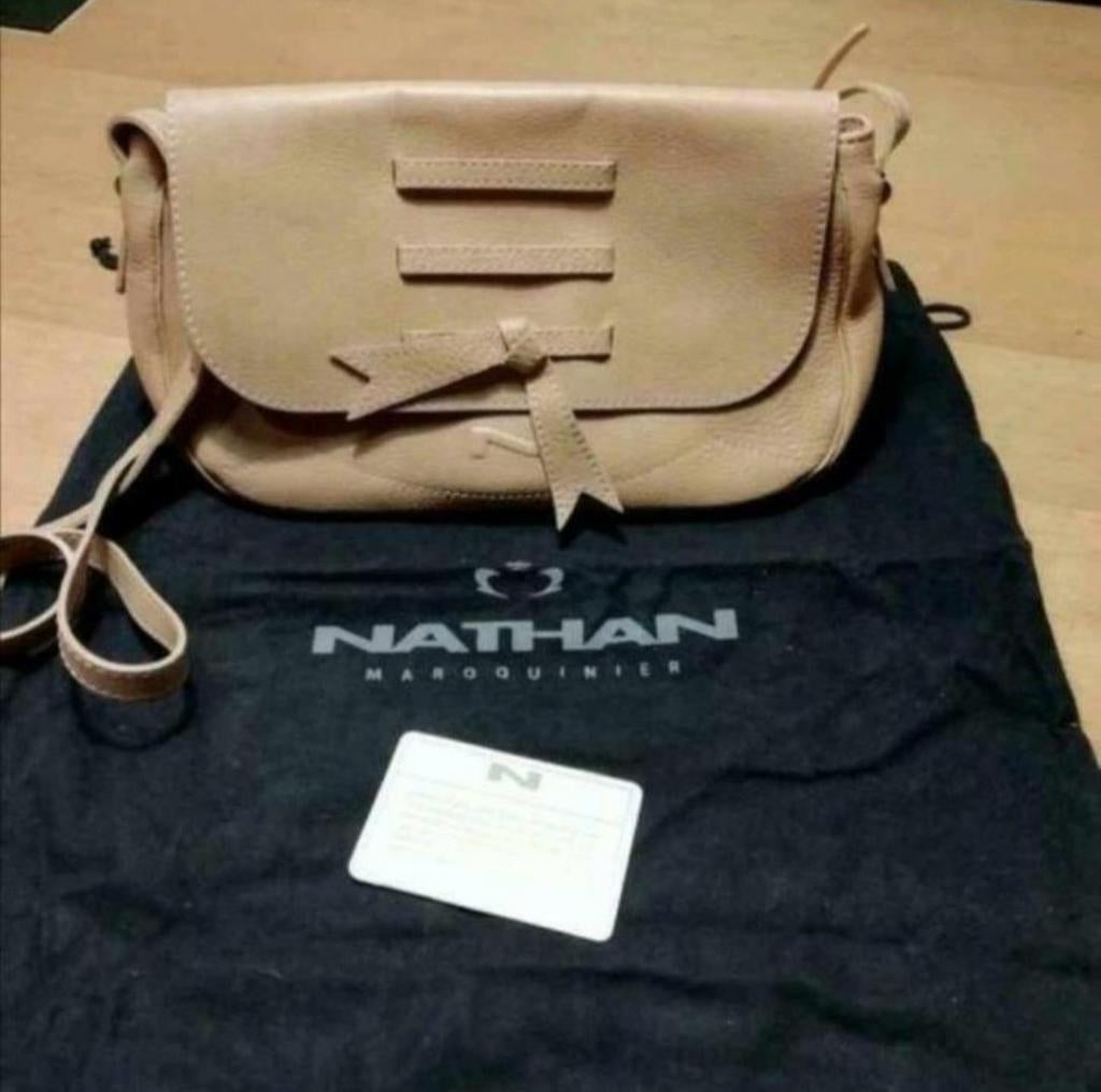 Sac à main Natan beige, Enlèvement ou Envoi, Comme neuf, Beige, Sac à main