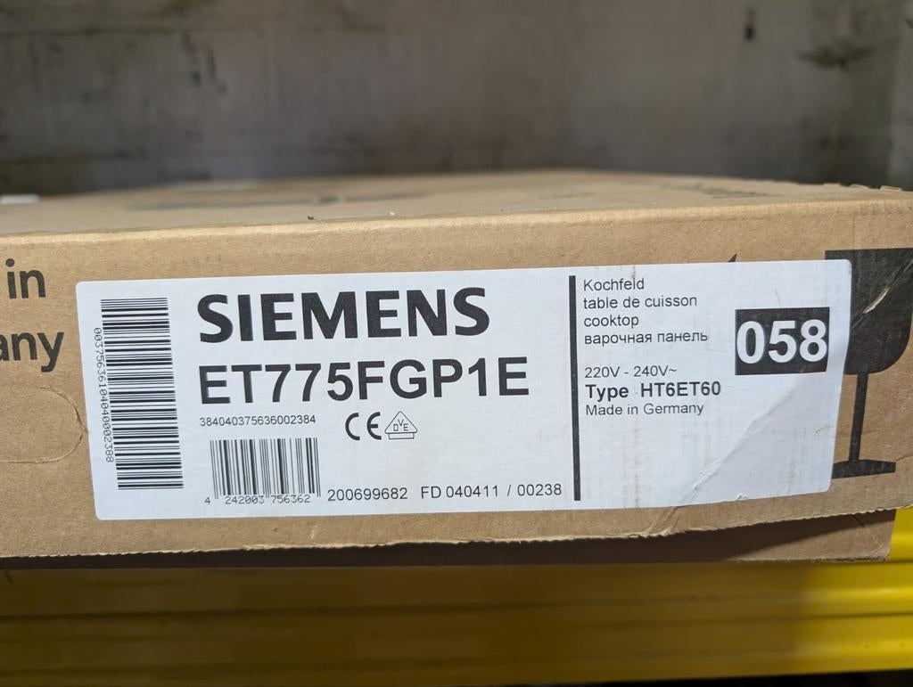 Kookplaat nieuw., Elektronische apparatuur, Kookplaten, Ophalen, Zo goed als nieuw