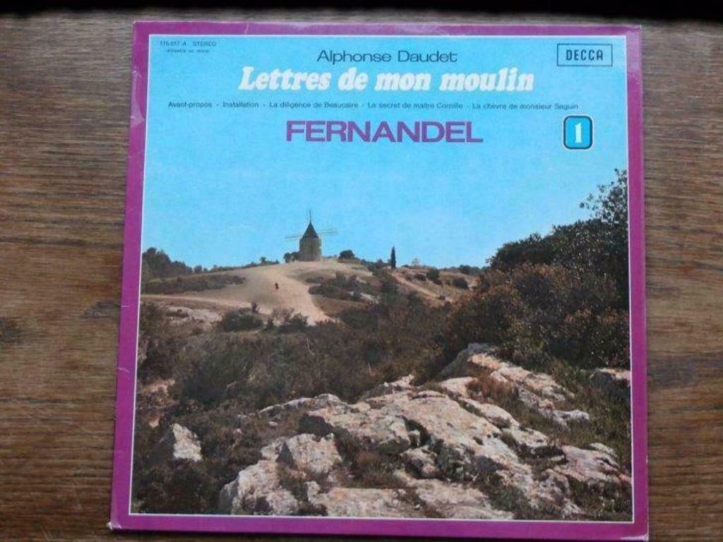 Fernandel : Lettres de mon moulin Alphonse Daudet Nr1, Ophalen of Verzenden, Zo goed als nieuw, Overige genres