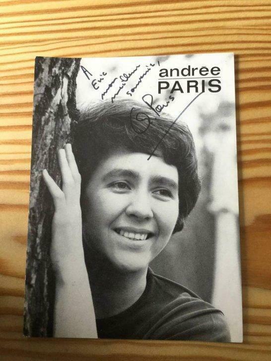 Handtekening Andree Paris, Ophalen, Gebruikt
