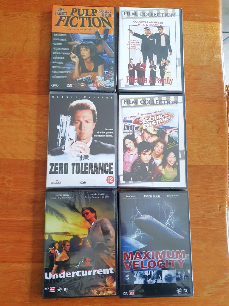 **6 DVD (ongeopend-gloednieuw)     spotprijs 4.0€/stuk (lot), Ophalen, Nieuw in verpakking