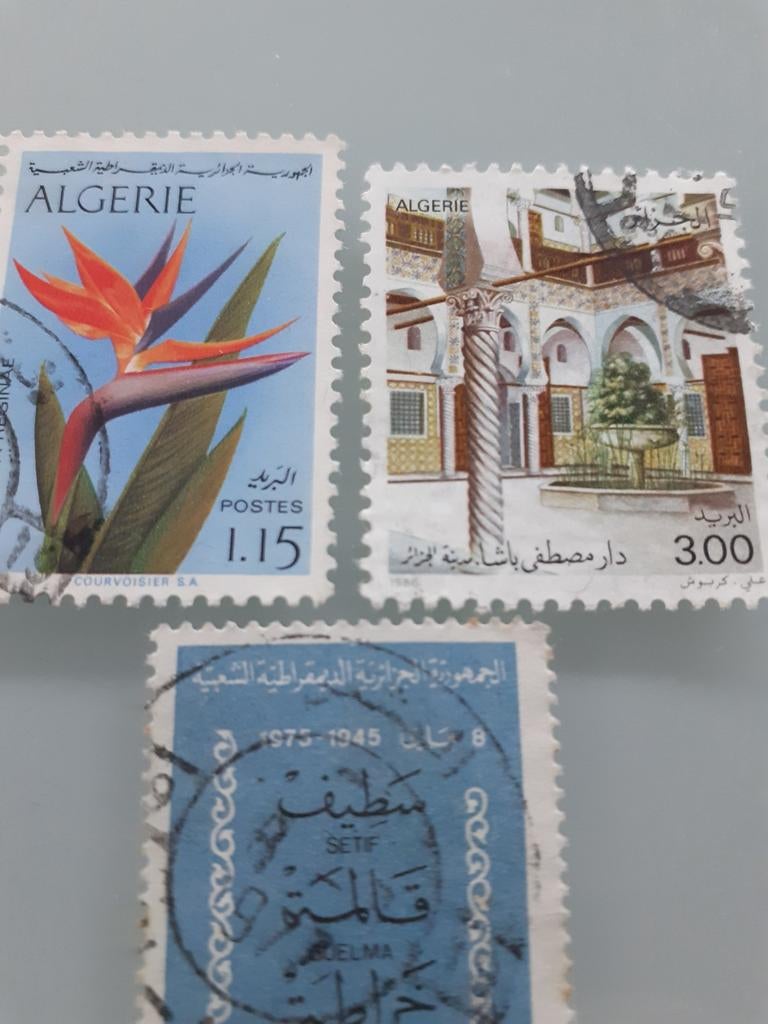 Timbres d'Algérie, Enlèvement ou Envoi