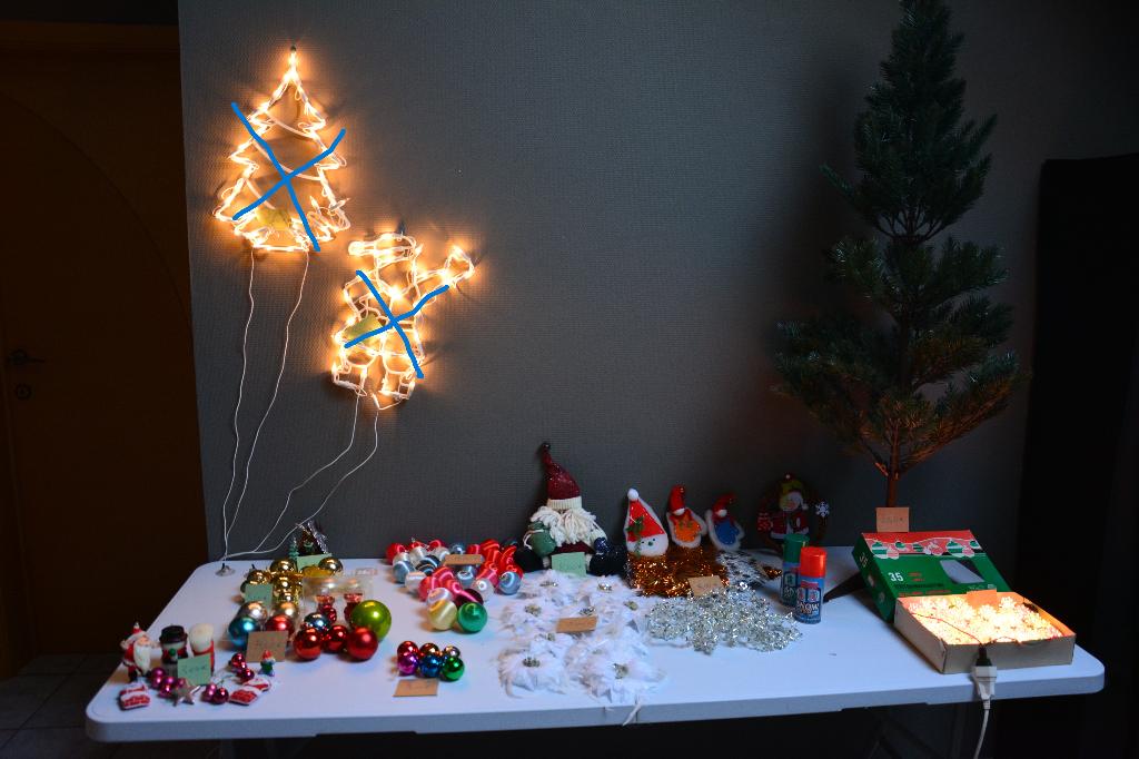 Décorations de Noel, Enlèvement, Utilisé