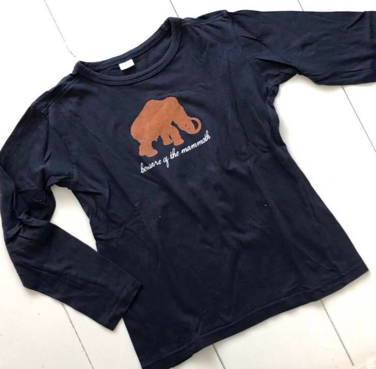 manches longues 122 128 mammouth bleu foncé, Enlèvement ou Envoi, Utilisé, Garçon ou Fille, Chemise ou À manches longues