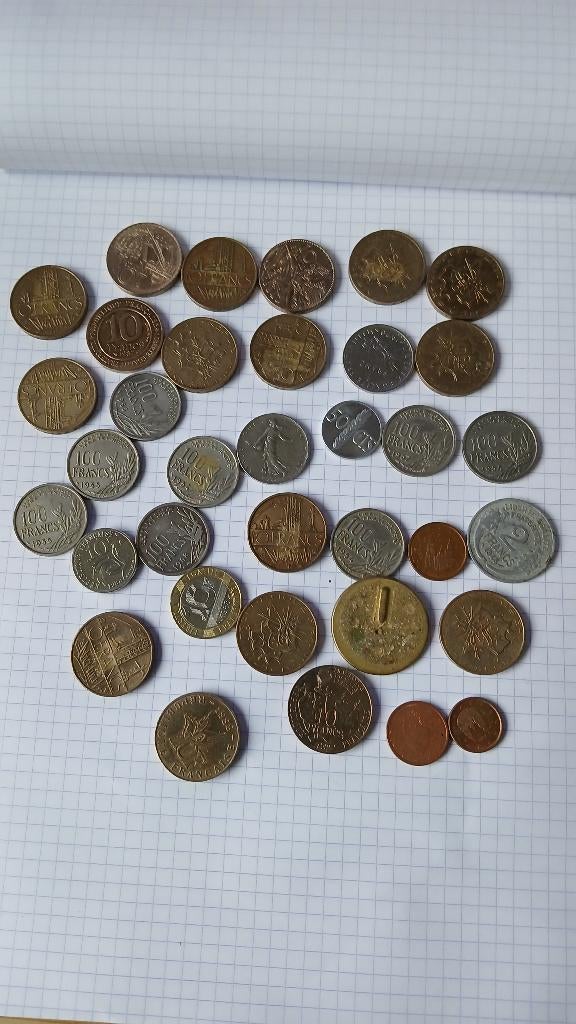 35 pièce de monnaie france ancien, Enlèvement ou Envoi, France, Monnaie en vrac