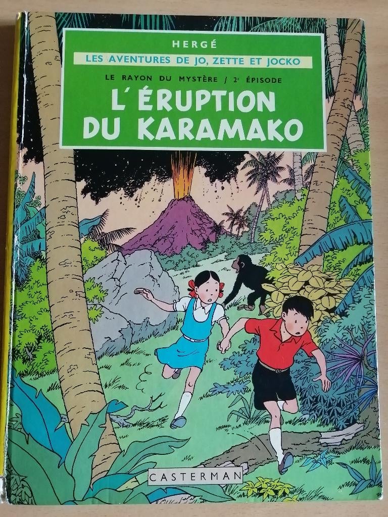 BD Jo, Zette et Jocko. Le Rayon du Mystère 2 - HERGE 1967, Enlèvement ou Envoi, Hergé