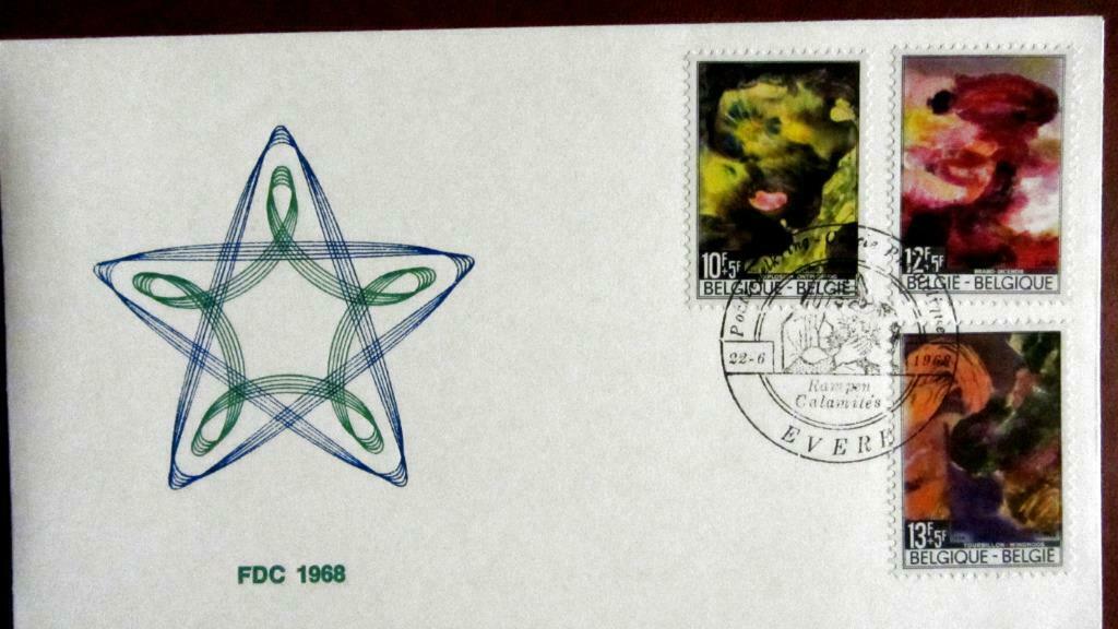 FIRST DAY COVER- SCHILDERIJEN- SCHILDERS -BELGIË, Enlèvement ou Envoi, Affranchi, Autres thèmes
