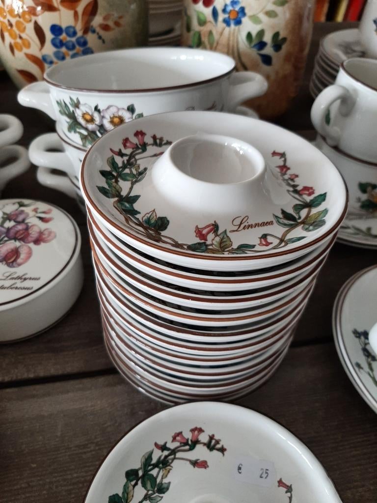 20€/pièce * Coquetiers Villeroy et Boch Décor Botanica, Huis en Inrichting, Ophalen of Verzenden