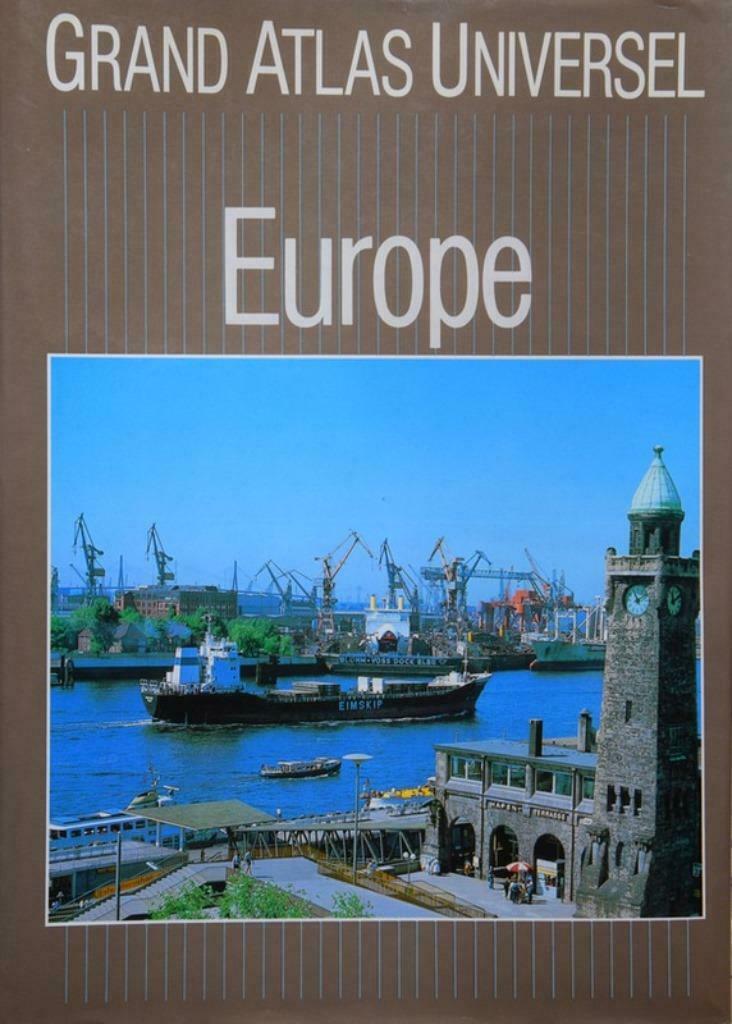 Grand Atlas Universel Europe, Enlèvement, Utilisé, Carte géographique, 1800 à 2000