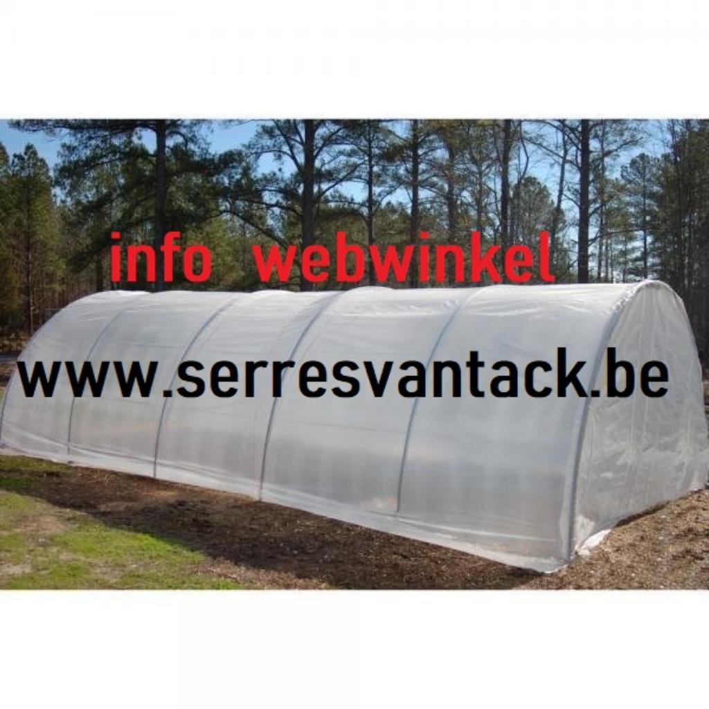 Tunnelserre 2 vaste deuren 6x3x2 180 micron /serre de jardin, Verzenden, Nieuw, Kweekkast