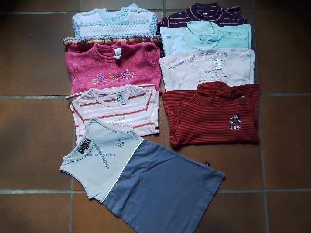 Lot meisjeskledij maat 80-86, Ophalen, Gebruikt