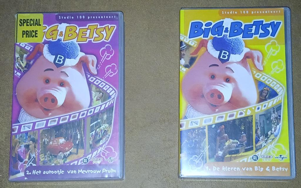 Big & Betsy – VHS Collectie, Gebruikt, Alle leeftijden, Kinderprogramma's en -films, Overige typen